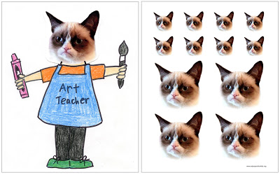 How to Draw Grumpy Cat  Drawing Lesson 